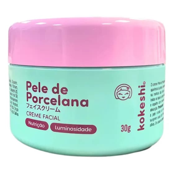 Creme Hidratante Facial Pele De Porcelana Kokeshi 30g