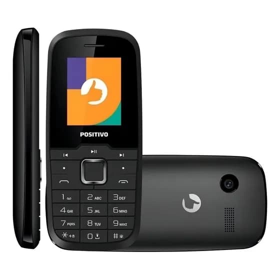 Telefone Celular Para Idosos Super Cor Preto P26