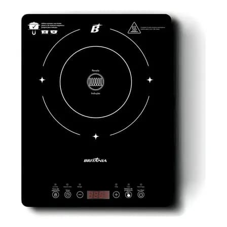 Cooktop de Indução Britânia Portátil Painel Touch BCTE10A