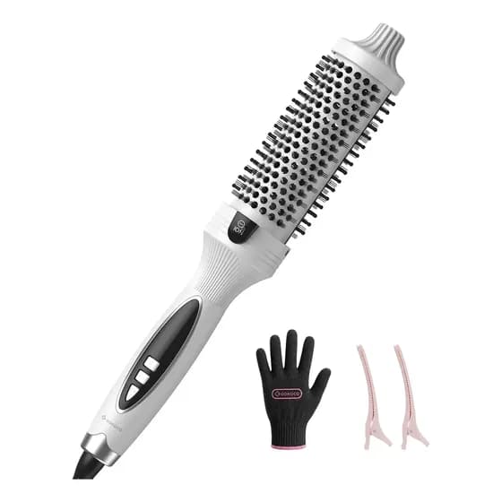 Escova modeladora/cacheadora Gokoco GD037 branco