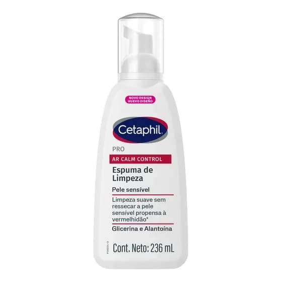 Cetaphil Pro AR Calm Control Espuma de Limpeza Facial para Pele Sensível 236ml