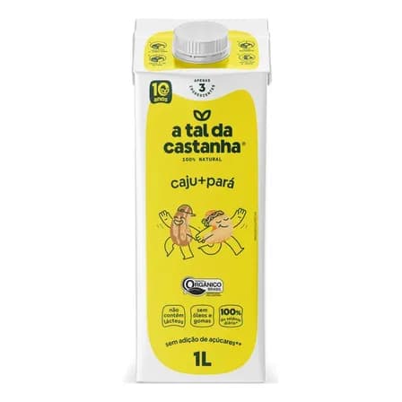 Bebida Vegetal A Tal da Castanha Caju e Para 1l