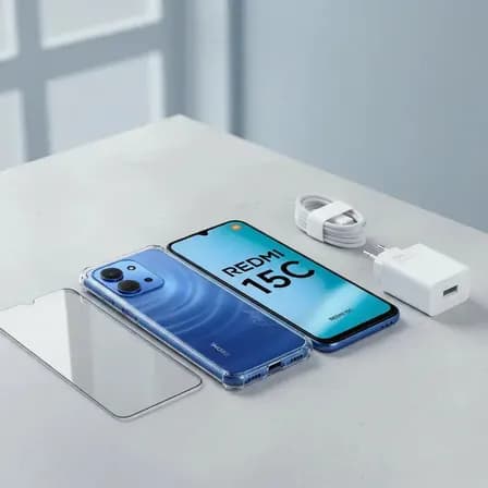 Xiaomi Redmi 15c 256gb 8gb Ram Dual Sim Capa E Pelicula Cor Azul