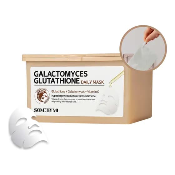 Máscara Facial Some By Mi Galactomyces Glutationa 30 Sheet