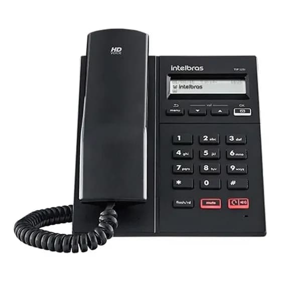 Telefone Ip Voip Tip 125 Display Viva-voz Intelbras