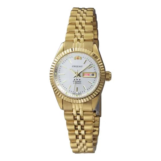 Relogio Orient Feminino Automatico 3 Estrelas Dourado Mini