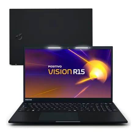 Notebook Positivo Vision R15 com Ryzen 5, 8GB de RAM e SSD de 256GB