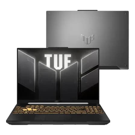 Notebook ASUS TUF Gamer F16 FX607VU NVIDIA RTX 4050 Intel Core 5 210H 16GB RAM 512GB SSD Linux 16" LCD LED FHD nível IPS 144 Hz RL385