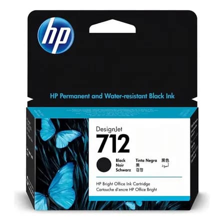 Cartucho Hp 3ed70a Nº712 Preto 38ml Hp