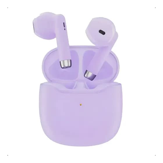 Fone De Ouvido Bluetooth P Celular Tws Sem Fio Cor Lilás HAIXIA