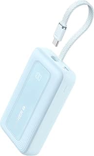 Anker Power Bank 10.000mAh 30W, Carregador Portátil, Cabo USB-C Integrado